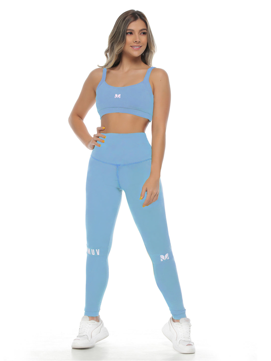 Conjunto Deportivo Mujer Light Blue