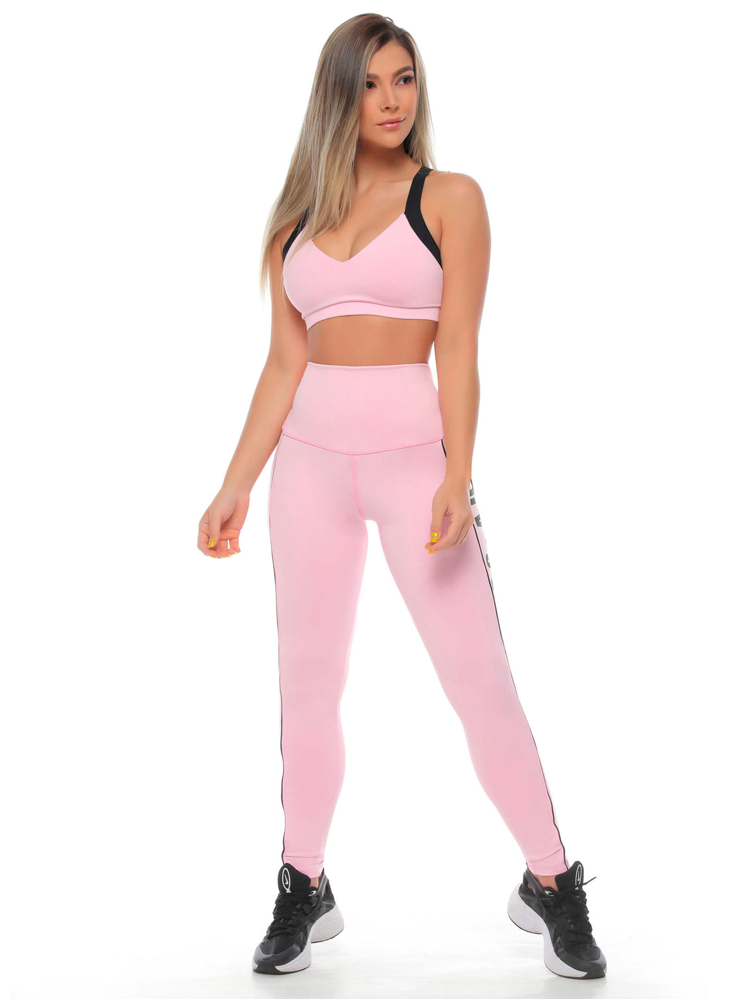 Conjunto Deportivo Pink Black