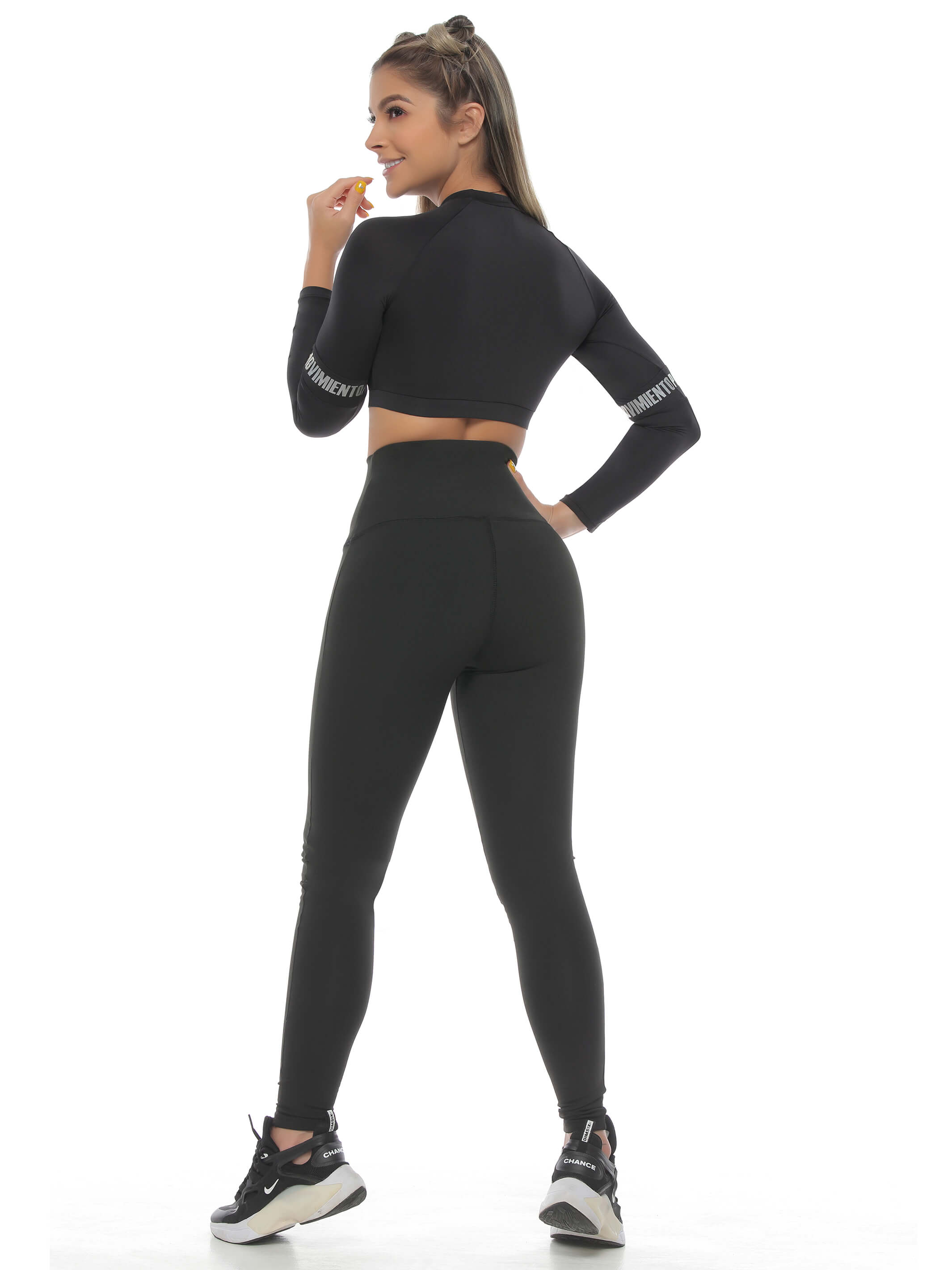 Conjunto Deportivo Black Reflective