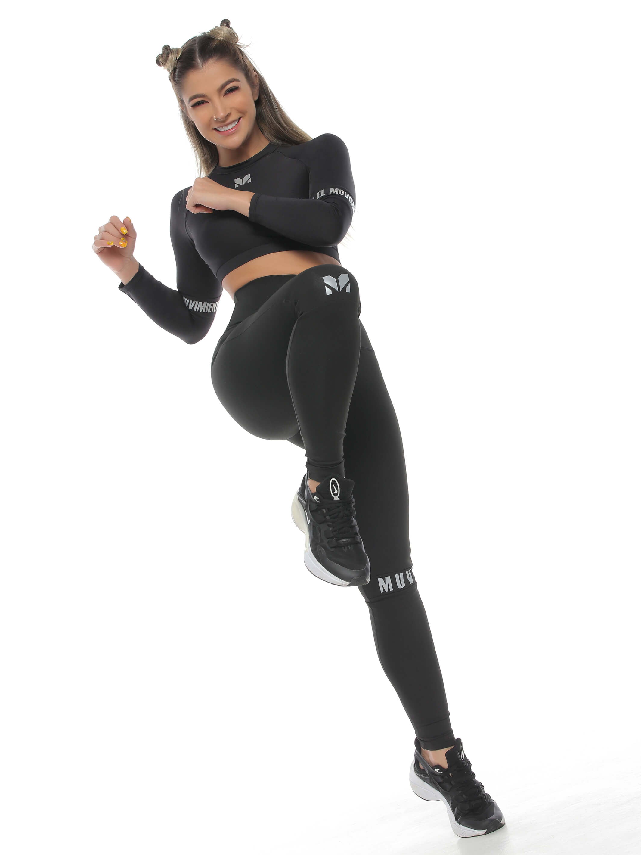 Conjunto Deportivo Black Reflective