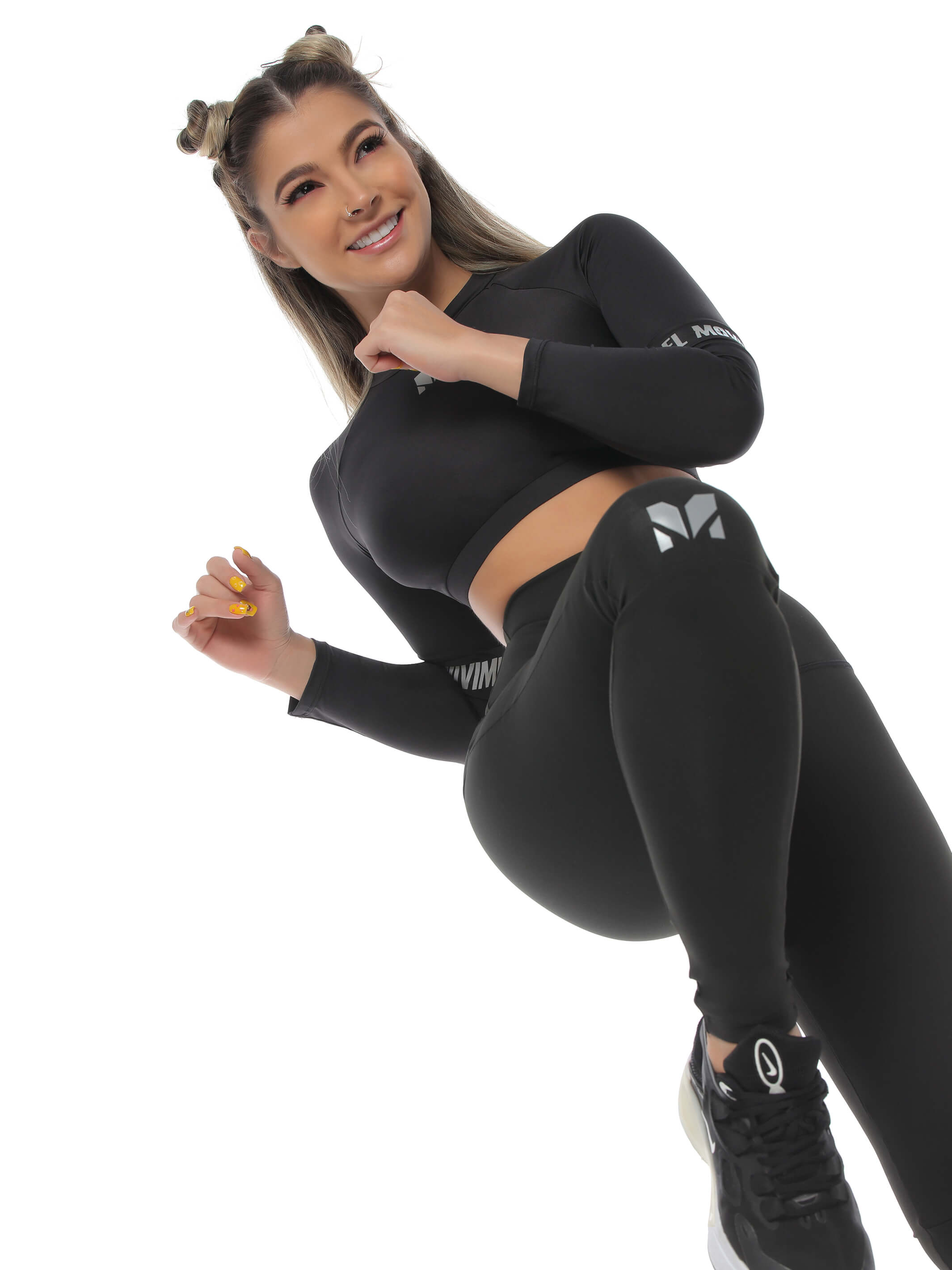 Conjunto Deportivo Black Reflective