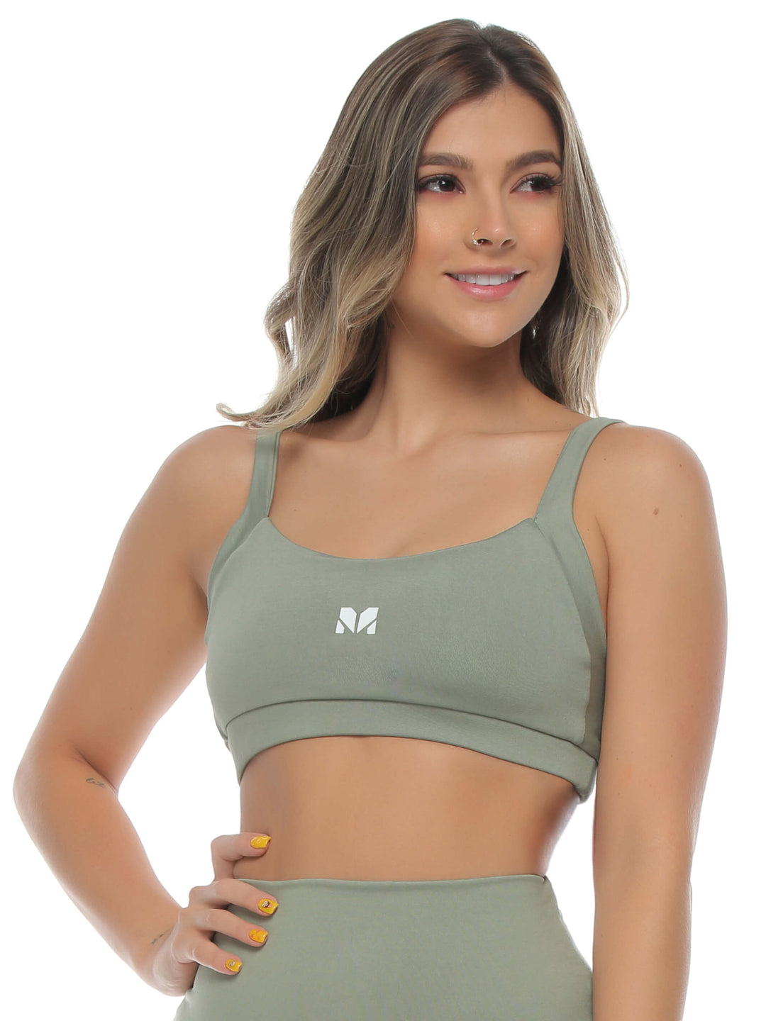Top Deportivo Green Olive