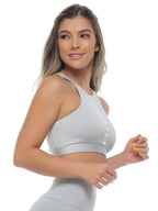 Top Deportivo Long Gray